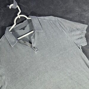 John Varvatos Polo Shirt Soft Knit Casual Short Sleeve Top XL‎